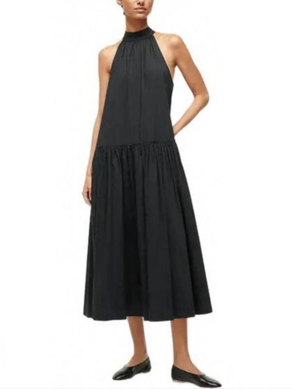 Staud Marlowe Dress In Black